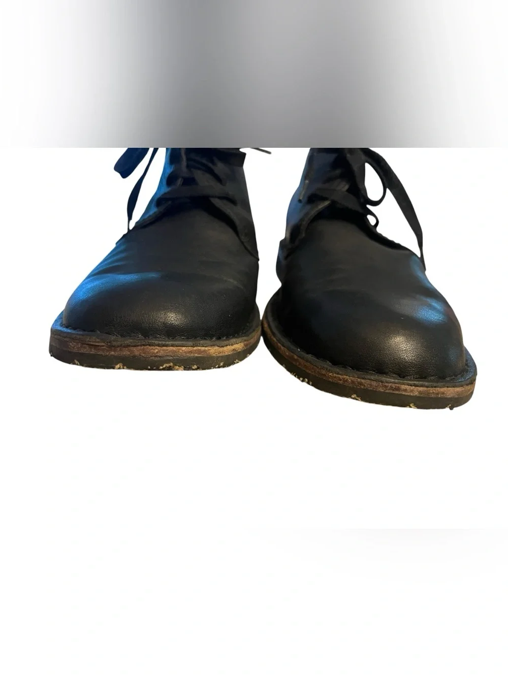 John Varvatos USA Black Leather Chukka Ankle Boots Men’s Sz 10